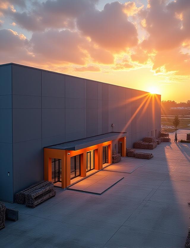Modern logistics warehouse facility